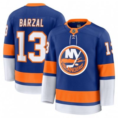 Mathew Barzal New York Islanders Royal Home Premium Jersey