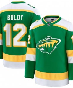 Matt Boldy Minnesota Wild Alternate Premium Jersey - Green