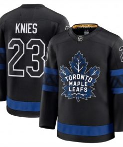Matthew Knies Men's Toronto Maple Leafs Black Alternate Premium Jersey