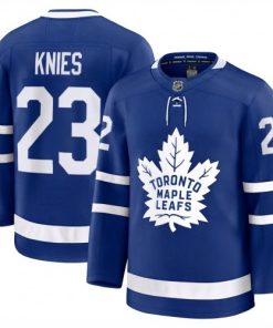 Matthew Knies Men's Toronto Maple Leafs Blue Home Premium Jersey