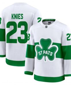Matthew Knies Toronto Maple Leafs St. Patricks Alternate Premium Jersey