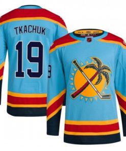 Matthew Tkachuk Florida Panthers Reverse Retro 2.0 Jersey - Light Blue