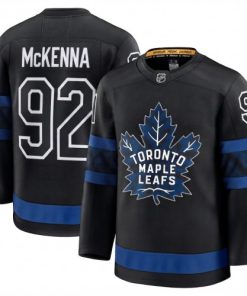 McKenna Men's Toronto Maple Leafs Black Alternate Premium Jersey