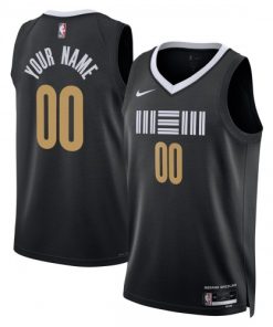 Memphis Grizzlies Nike Unisex Custom Swingman Jersey - Black - Hardwood Classics
