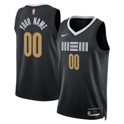 Memphis Grizzlies Nike Unisex Custom Swingman Jersey - Black - Hardwood Classics