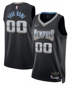 Memphis Grizzlies Nike Unisex Swingman Custom Jersey - Hardwood Classics - Black