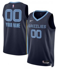 Memphis Grizzlies Nike Unisex Swingman Custom Jersey Navy