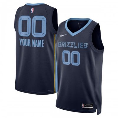 Memphis Grizzlies Nike Unisex Swingman Custom Jersey Navy