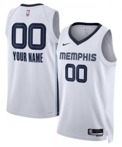 Memphis Grizzlies Nike Unisex Swingman Custom Jersey White - Association Edition