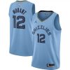 Men Memphis Grizzlies Ja Morant Jordan Light Blue Swingman Jersey - Statement Edition