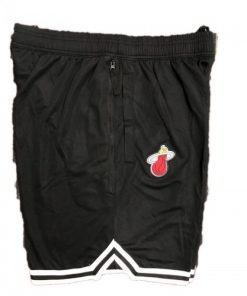 Men Miami Heat Training Shorts - Black