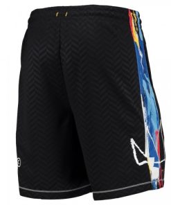 Men's Brooklyn Nets Nike Black Swingman Shorts - Hardwood Classics