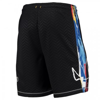 Men's Brooklyn Nets Nike Black Swingman Shorts - Hardwood Classics