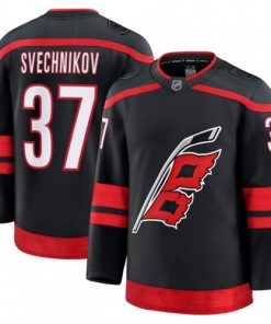 Men's Carolina Hurricanes Andrei Svechnikov Black Home Premium Jersey