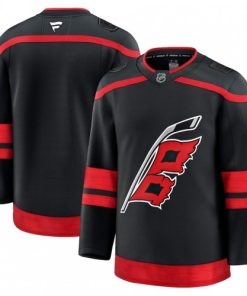 Men's Carolina Hurricanes Black Home Premium Blank Jersey
