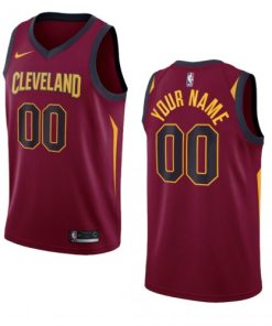 Men's Cleveland Cavaliers Nike Wine Swingman Custom NBA Jersey