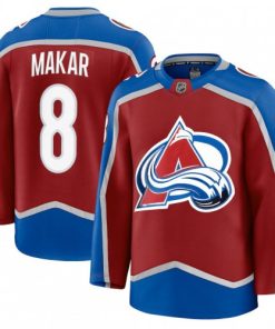 Men's Colorado Avalanche Cale Makar Burgundy Home Premium Jersey