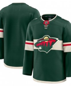 Men's Minnesota Wild Green Home Premium Blank Jersey