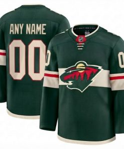 Men's Minnesota Wild Green Home Premium Custom Jersey