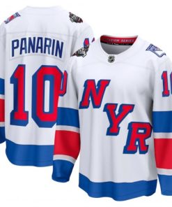 Men's New York Rangers Artemi Panarin White 2024 NHL Stadium Series Breakaway Premium Jersey