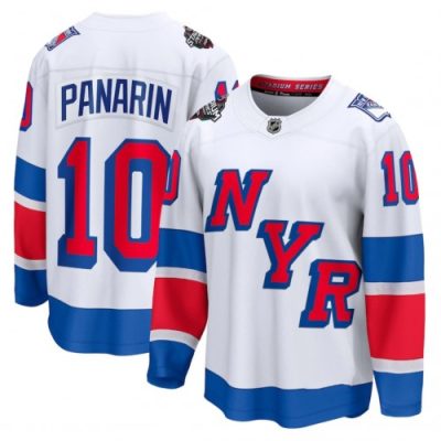 Men's New York Rangers Artemi Panarin White 2024 NHL Stadium Series Breakaway Premium Jersey