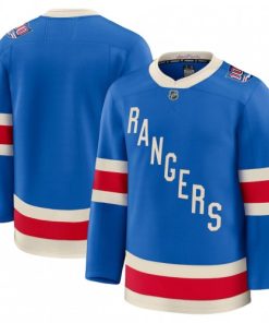 Men's New York Rangers Blue Centennial Premium Jersey