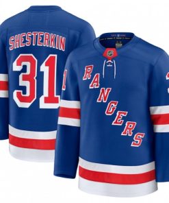 Men's New York Rangers Igor Shesterkin Blue Home Premium Jersey