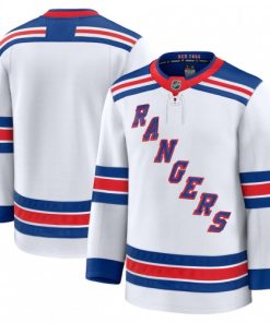 Men's New York Rangers White Away Premium Jersey