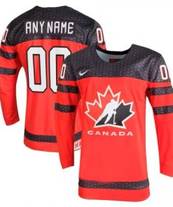 Men's Nike Red Hockey Canada - Custom Replica Jersey
