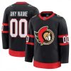Men's Ottawa Senators Black Home Premium Custom Jersey