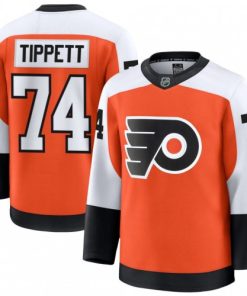 Men's Philadelphia Flyers Owen Tippett Orange Home Premium Jersey
