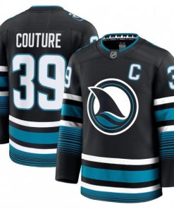 Men's San Jose Sharks Logan Couture Black Alternate Premium Jersey