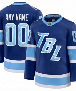 Men's Tampa Bay Lightning Blue 2026 NHL Stadium Series Premium Custom Jersey
