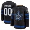 Men's Toronto Maple Leafs Black Alternate Premium Custom Jersey