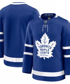 Men's Toronto Maple Leafs Blue Home Premium Blank Jersey