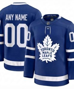 Men's Toronto Maple Leafs Blue Home Premium Custom Jersey