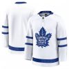 Men's Toronto Maple Leafs White Away Premium Blank Jersey