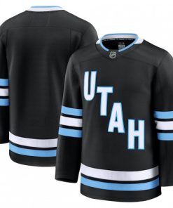 Men's Utah Mammoth Black Home Premium Blank Jersey