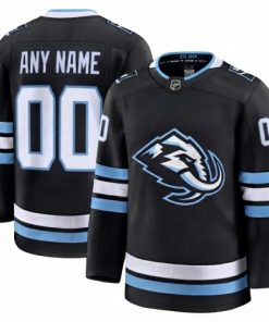 Men's Utah Mammoth Black Home Premium Custom Jersey