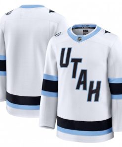 Men's Utah Mammoth White Away Premium Blank Jersey