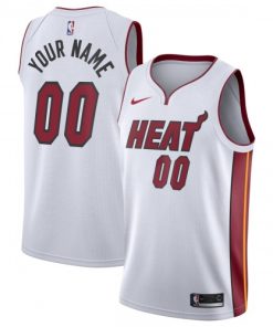 Miami Heat Nike Swingman Custom Jersey - Association Edition - White