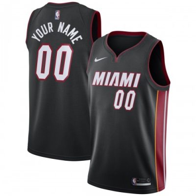 Miami Heat Nike Swingman Custom Jersey Black