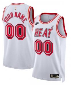 Miami Heat Nike Unisex Custom Swingman Jersey - Classic Edition - White