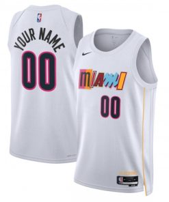 Miami Heat Nike Unisex Swingman Custom Jersey - Hardwood Classics - White