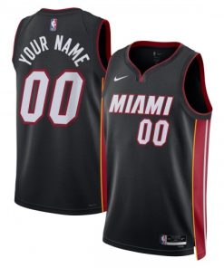 Miami Heat Nike Unisex Swingman Custom Jersey Black