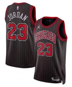 Michael Jordan Chicago Bulls Jordan Brand Unisex Black Swingman Jersey - Statement Edition