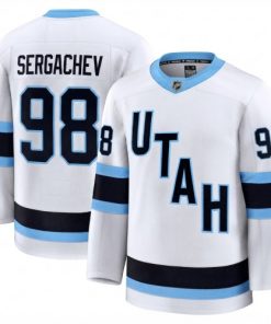 Mikhail Sergachev Men's Utah Mammoth White Away Premium Player Jersey
