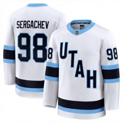 Mikhail Sergachev Men's Utah Mammoth White Away Premium Player Jersey