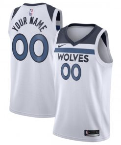 Minnesota Timberwolves Nike Swingman Custom Jersey - Association Edition - White