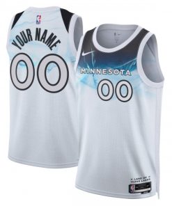 Minnesota Timberwolves Nike Unisex Custom Swingman Jersey - Hardwood Classics - White
